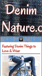 Mobile Screenshot of denimnature.com