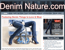 Tablet Screenshot of denimnature.com